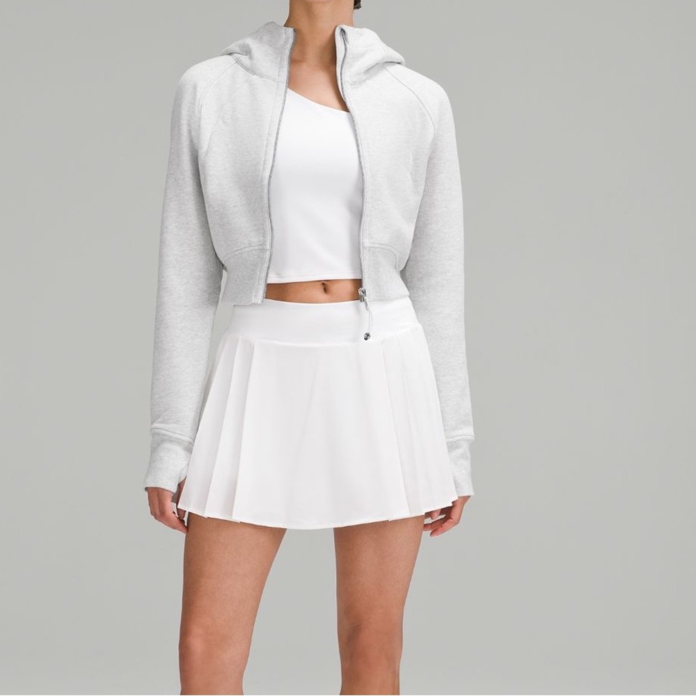 Scuba Full-Zip Cropped Hoodie